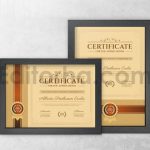 دانلود فایل لایه باز سرتیفیکیت کلاسیک Classic Vintage Appreciation Certificate