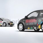دانلود موکاپ برندینگ ماشین شهری City Car Branding Mock-up