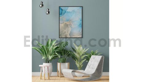دانلود مجموعه ۲۰ عددی تکسچر آبستره جوهر آبی Abstract blue ink textures