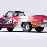 دانلود موکاپ کامیون ۴در۴ کلاسیک Classic 4×4 Truck Mockup