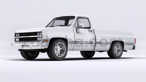 دانلود موکاپ کامیون ۴در۴ کلاسیک Classic 4×4 Truck Mockup