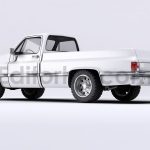 دانلود موکاپ کامیون ۴در۴ کلاسیک Classic 4×4 Truck Mockup