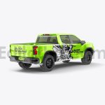 دانلود موکاپ نیسان پیکاپ Set Pickup Truck Mockup