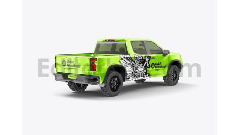 دانلود موکاپ نیسان پیکاپ Set Pickup Truck Mockup