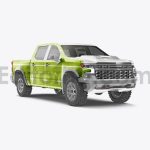 دانلود موکاپ نیسان پیکاپ Set Pickup Truck Mockup