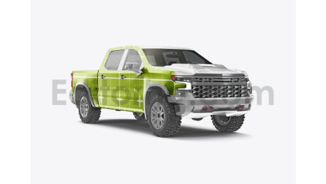 دانلود موکاپ نیسان پیکاپ Set Pickup Truck Mockup