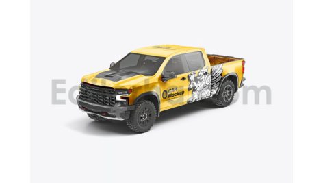 دانلود موکاپ نیسان پیکاپ Set Pickup Truck Mockup