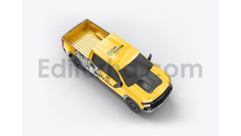 دانلود موکاپ نیسان پیکاپ Set Pickup Truck Mockup