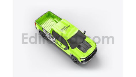 دانلود موکاپ نیسان پیکاپ Set Pickup Truck Mockup