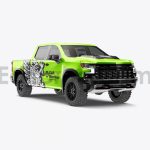 دانلود موکاپ نیسان پیکاپ Set Pickup Truck Mockup