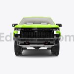 دانلود موکاپ نیسان پیکاپ Set Pickup Truck Mockup