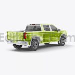 دانلود موکاپ نیسان پیکاپ Set Pickup Truck Mockup