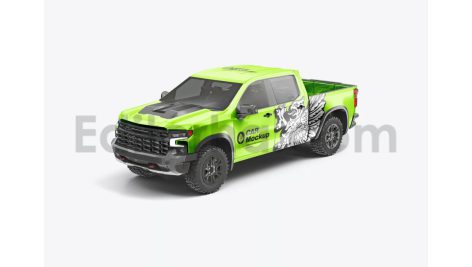 دانلود موکاپ نیسان پیکاپ Set Pickup Truck Mockup
