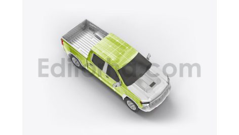 دانلود موکاپ نیسان پیکاپ Set Pickup Truck Mockup