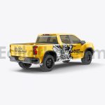 دانلود موکاپ نیسان پیکاپ Set Pickup Truck Mockup