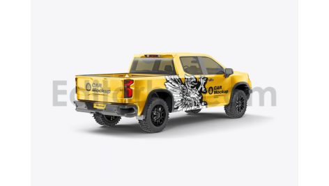 دانلود موکاپ نیسان پیکاپ Set Pickup Truck Mockup