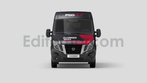 دانلود موکاپ ون کارگو Cargo Van Mockup Set