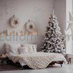 دانلود 10 بک گراند کریسمس برای آتلیه عکاسی سری دوم - مخصوص عکس های کودکان روی تخت خواب