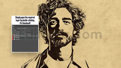 دانلود افکت کنده کاری روی عکس