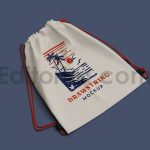 دانلود موکاپ کیف بندکشی Drawstring Bag Mockup