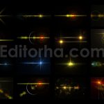 دانلود مجموعه ۵۰ عددی افکت نور درخشان و فلر لنز Custom Lens Flare & Light Effects kit