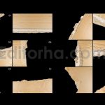 دانلود مجموعه 12 عددی تکسچر مقوا پاره شده