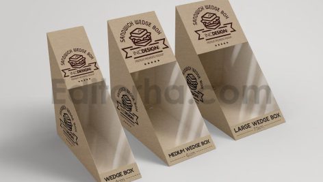 دانلود موکاپ بسته‌بندی فست فود Fast Food Boxes Vol.5: Take Out Packaging Mockups
