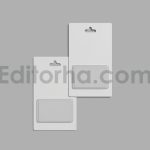 دانلود موکاپ گیفت کارت یا کارت هدیه با بسته‌بندی