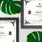 دانلود فایل لایه باز سرتیفیکیت سفید کلاسیک White Classic Certificate / Diploma Template
