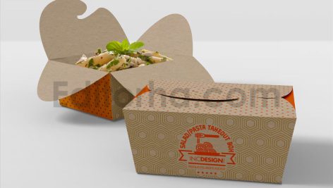 دانلود موکاپ بسته‌بندی فست فود Fast Food Boxes Vol.5: Take Out Packaging Mockups