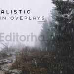 دانلود مجموعه ۲۵ تایی اورلی بارانی سری اول Realistic Rain Overlays Vol. 1