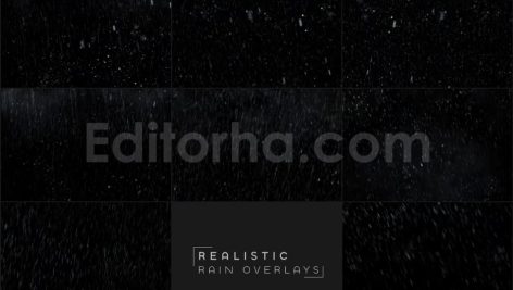 دانلود مجموعه ۲۵ تایی اورلی بارانی سری اول Realistic Rain Overlays Vol. 1