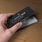 دانلود موکاپ جعبه سیاه مستطیلی ۵ Black Rectangular Box Mockups