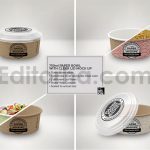 دانلود پک ۸ تایی موکاپ بسته‌بندی جعبه کاغذی غذا Paper Food Box Packaging Mockups Vol. 08