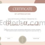 دانلود فایل لایه باز سرتیفیکیت چندمنظوره Raina Monarch – Certificate Template