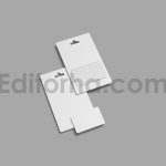 دانلود موکاپ گیفت کارت یا کارت هدیه با بسته‌بندی FA – Gift Card Mockup