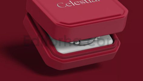 دانلود موکاپ لایه باز جعبه جواهرات Jewelry Box Mockup