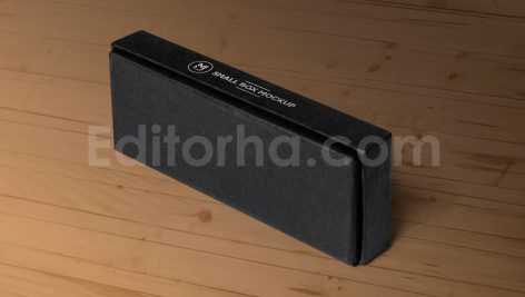 دانلود موکاپ جعبه سیاه مستطیلی ۵ Black Rectangular Box Mockups