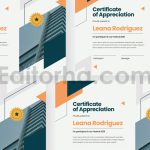 دانلود فایل لایه باز سرتیفیکت سبز شرکتی