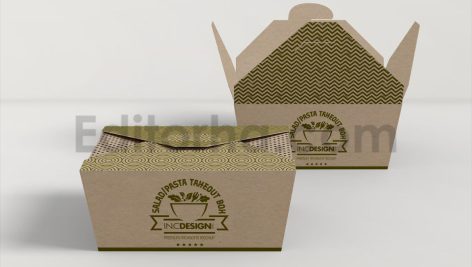 دانلود موکاپ بسته‌بندی فست فود Fast Food Boxes Vol.5: Take Out Packaging Mockups