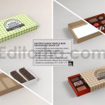 دانلود پک ۸ تایی موکاپ بسته‌بندی جعبه کاغذی غذا Paper Food Box Packaging Mockups Vol. 08