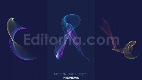 دانلود مجموعه ۲۰ تایی افکت جلوه های نوری Abstract Motion Light Effects Pack