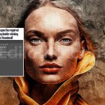 دانلود فایل لایه باز استایل فتوشاپی نفاشی آبستره