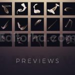دانلود ۸۷ براش فتوشاپ حرکت آبستره Abstract Motion Brush Pack