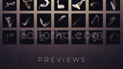 دانلود ۸۷ براش فتوشاپ حرکت آبستره Abstract Motion Brush Pack