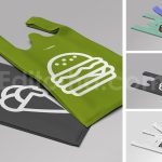 دانلود مجموعه ۳تایی موکاپ کیف اِکو بَگ WCut Eco Bag Soft Packaging Mockup