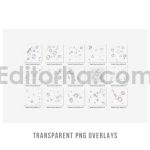 دانلود اورلی عکس ترنسپرنت حباب رئالیستیک Realistic bubble transparent PNG photo overlays