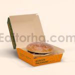 دانلود موکاپ جعبه بسته بندی برگر Burger Box Mockup