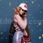 دانلود مجموعه ۴۵ عددی اورلی تکه های کاغذ رنگی طلایی جشن Golden Confetti Photoshop Overlays, Glitter