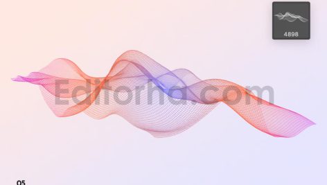 دانلود براش فتوشاپ امواج دیجیتالی Digital Grid Waves Photoshop Brushes